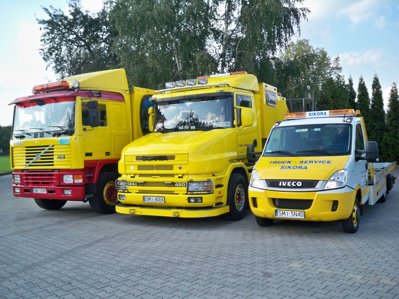  TRUCK-SERVICE  Sikora,      Pomoc Drogowa       ,holowanie naczep
