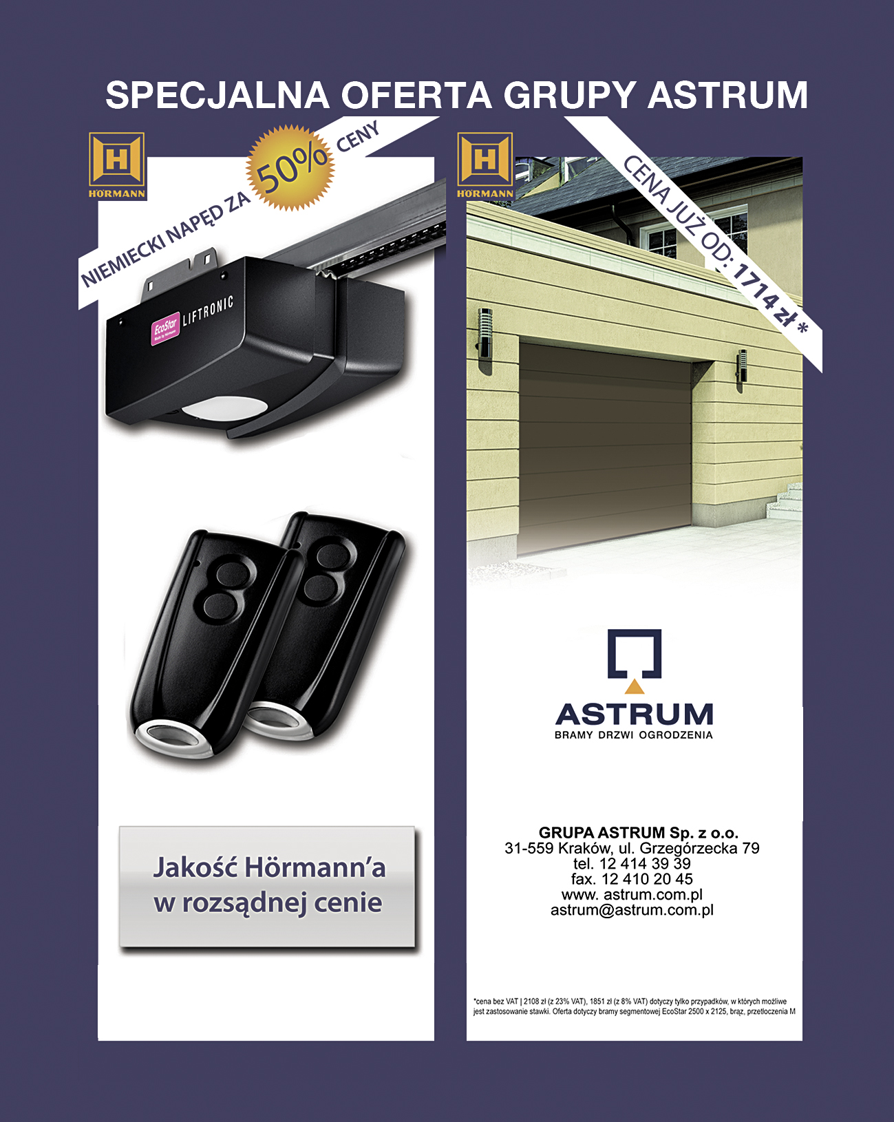 Astrum-Grupa Bramy, napędy, drzwi, ogrodzenia, okna,drzwi wewnętrzne
