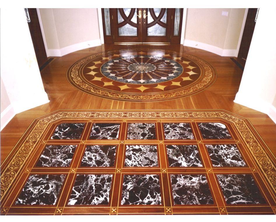 Renesans Floor In-Lays parkietyiety, bordery, medaliony, panele,